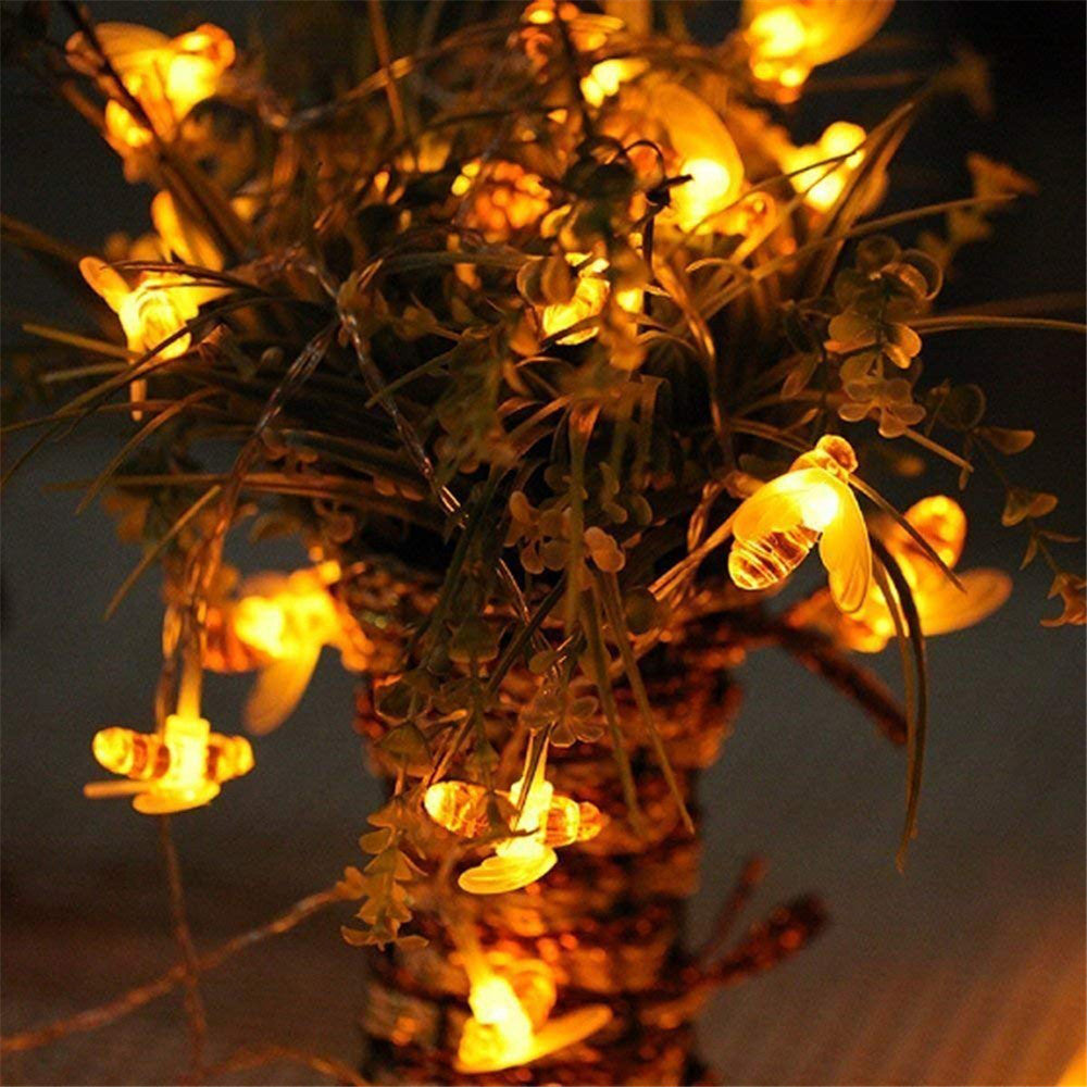 Solar string lights bee decorative lights - SAVOUR DECORE