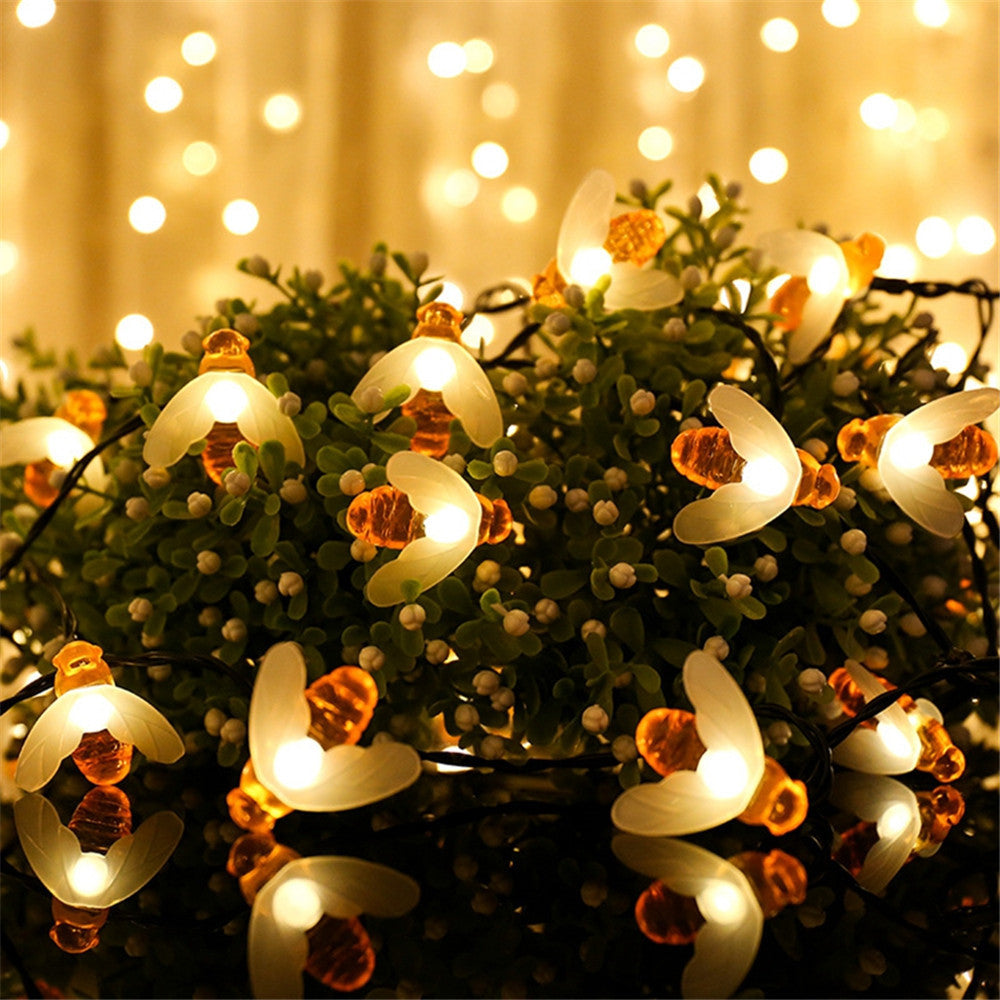 Solar string lights bee decorative lights - SAVOUR DECORE