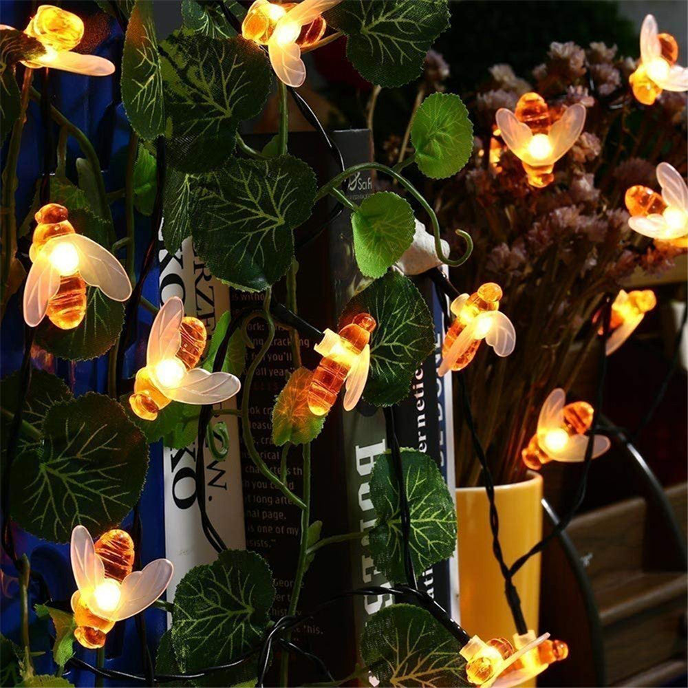 Solar string lights bee decorative lights - SAVOUR DECORE