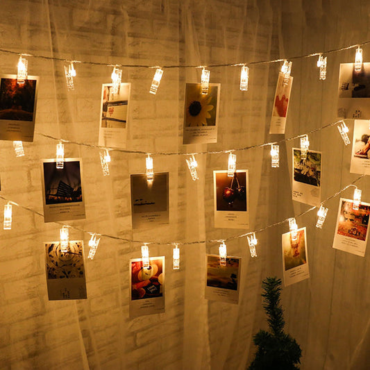 LED Photo Holder String Lights - SAVOUR DECORE