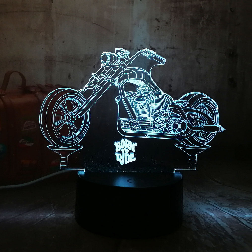 Motorcycle colorful 3D lights - SAVOUR DECORE