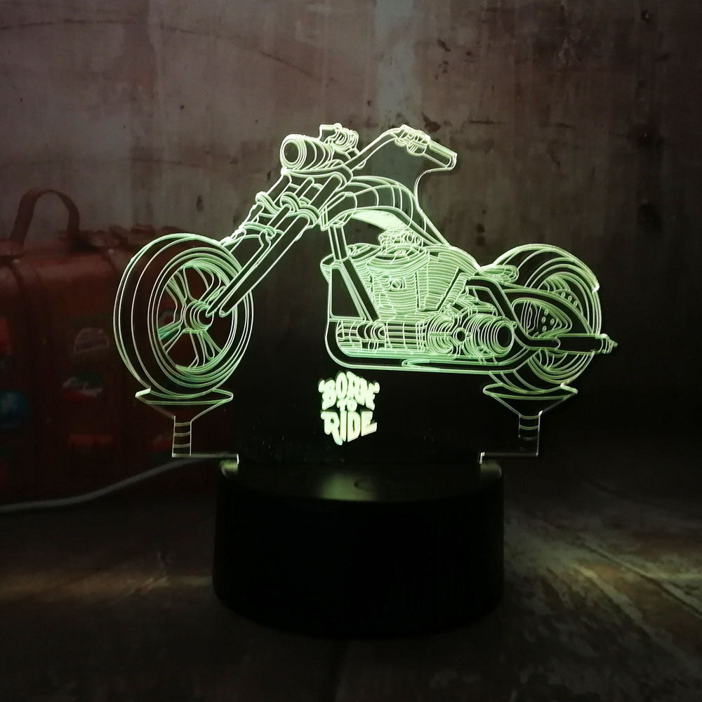 Motorcycle colorful 3D lights - SAVOUR DECORE