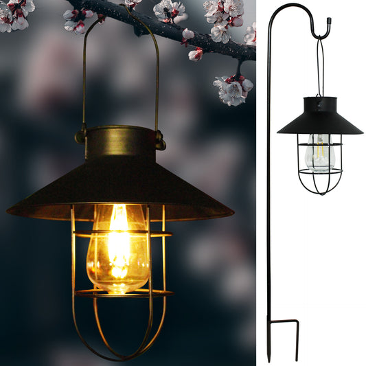 Solar Outdoor Hanging Lights Waterproof Courtyard Lantern - SAVOUR DECORE