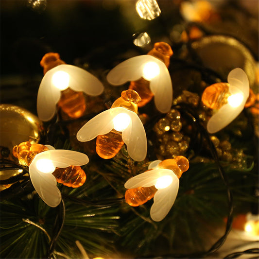 Solar string lights bee decorative lights - SAVOUR DECORE