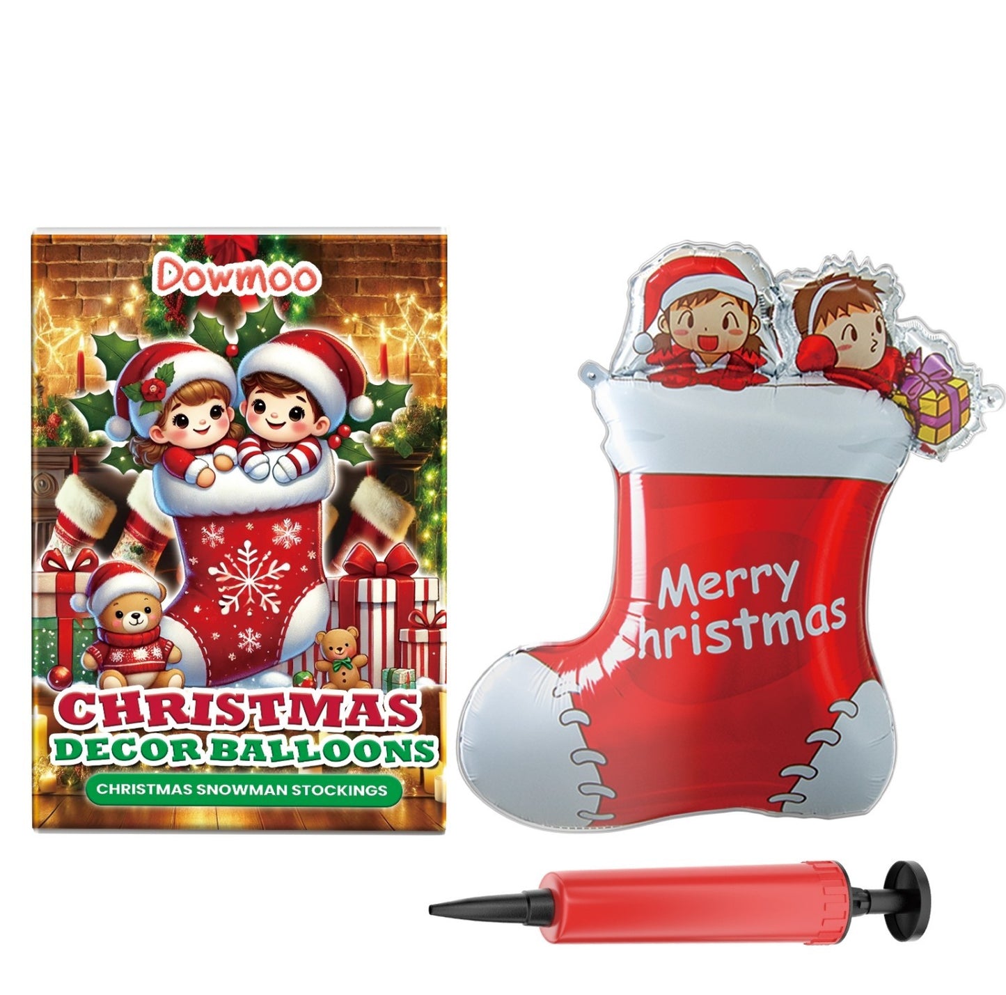 Christmas Decor Balloons Christmas Snowman - SAVOUR DECORE