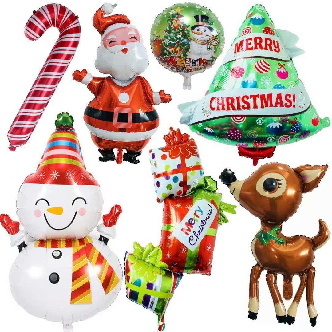 Christmas Decor Balloons Christmas Snowman - SAVOUR DECORE