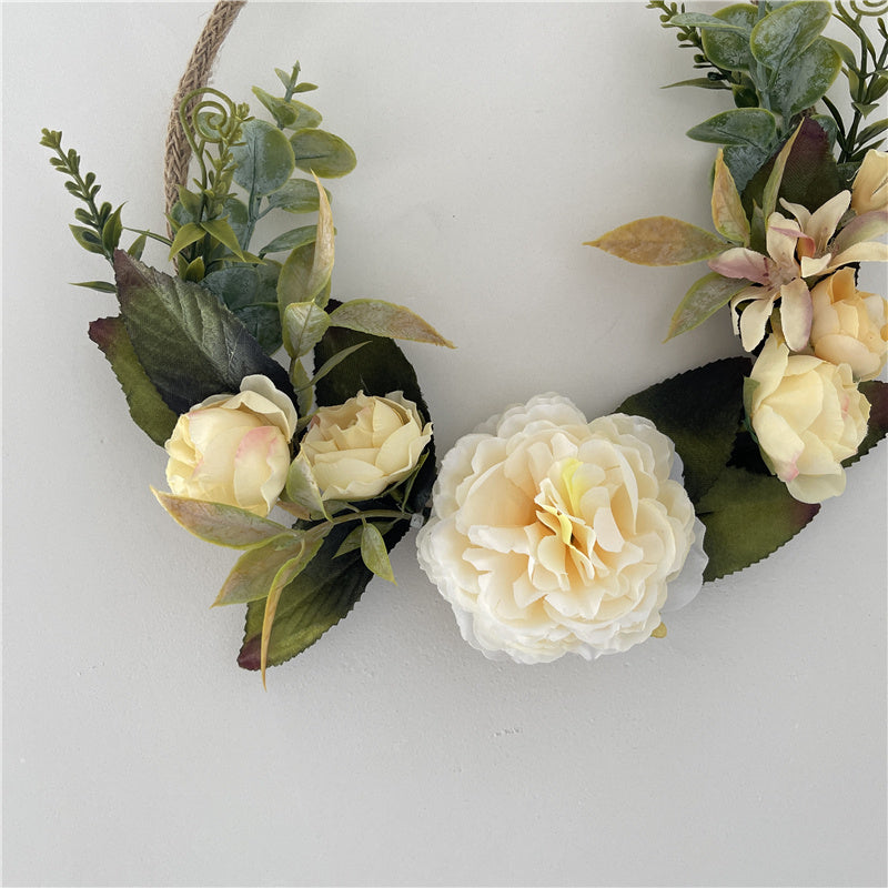 Wall Decor Room Wall Hanging Rose Garland - SAVOUR DECORE