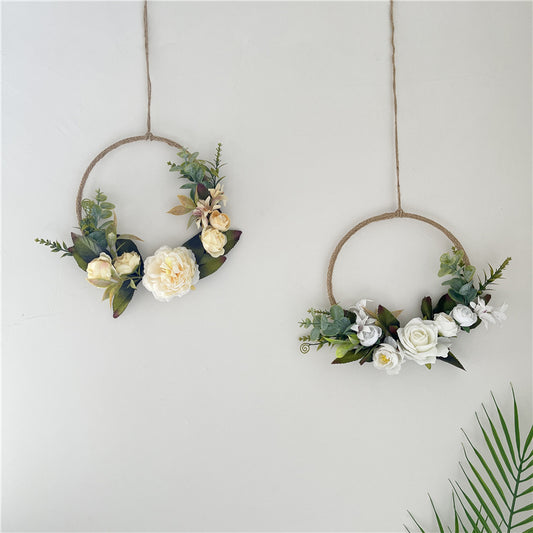 Wall Decor Room Wall Hanging Rose Garland - SAVOUR DECORE