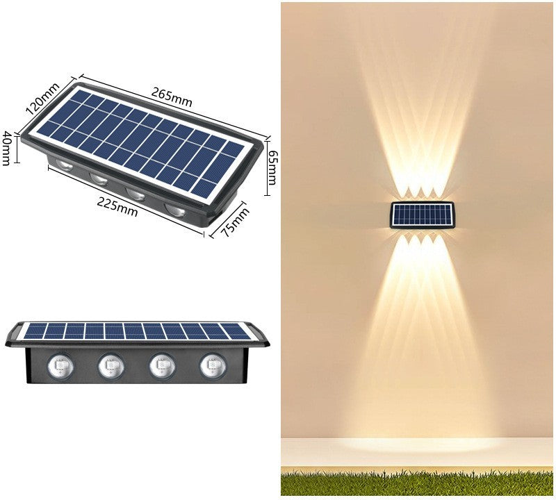 Solar Outdoor Wall Lights Waterproofing - SAVOUR DECORE