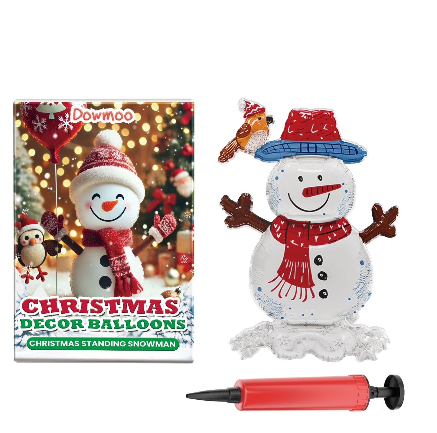 Christmas Decor Balloons Christmas Snowman - SAVOUR DECORE